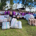 Gabungan Organisasi Wanita (GOW) Kabupaten Lanny Jaya telah memberikan bantuan kasih kepada siswa Alkitab di Wanima (Dok: honaitv)